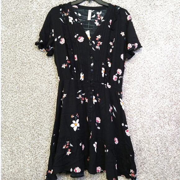 American Rag Floral Print Mini Dress S - Picture 1 of 16